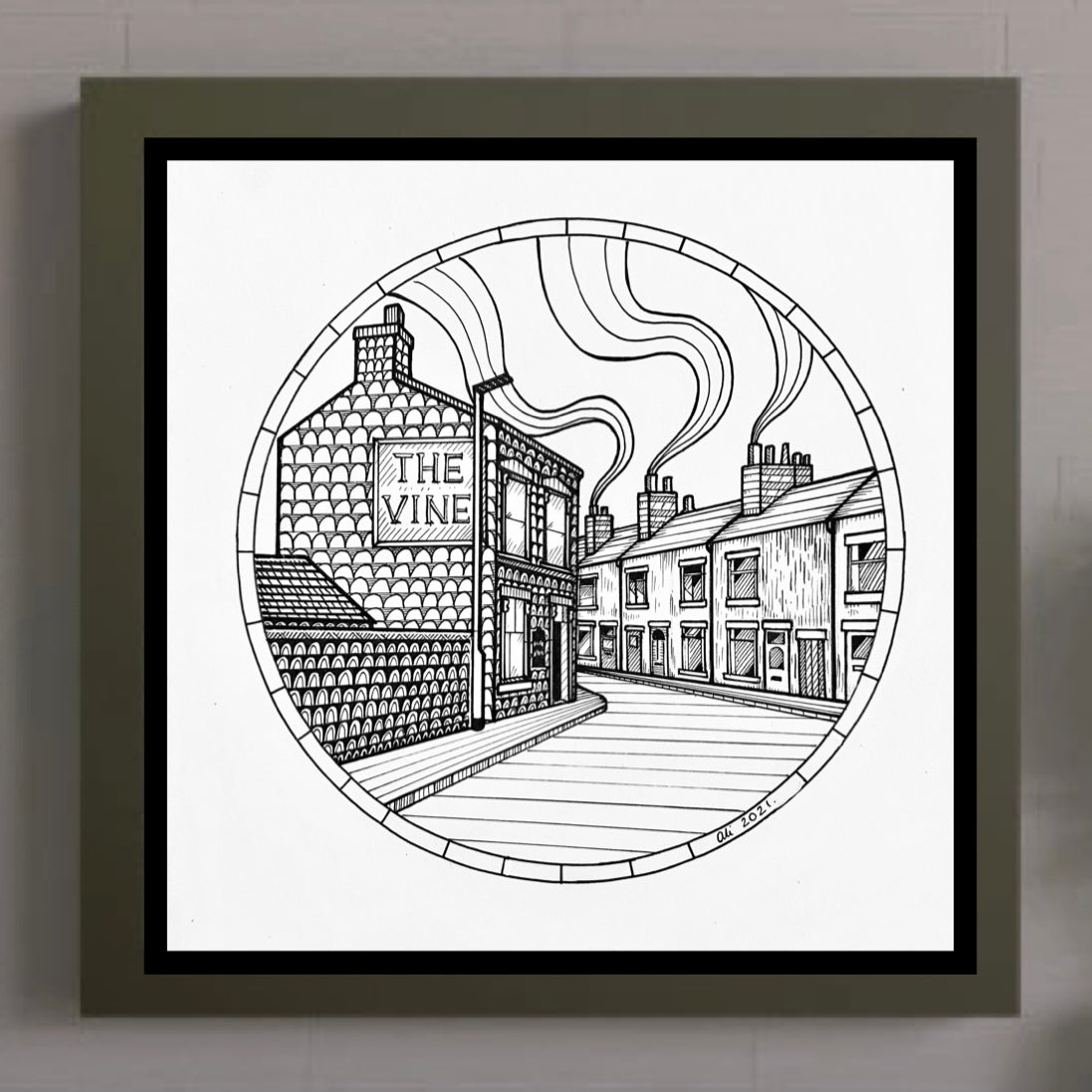 The Vine – Hand Drawn Stoke Street Print