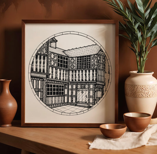 Ford Green Hall Heritage, Stoke-on-Trent, Art Print