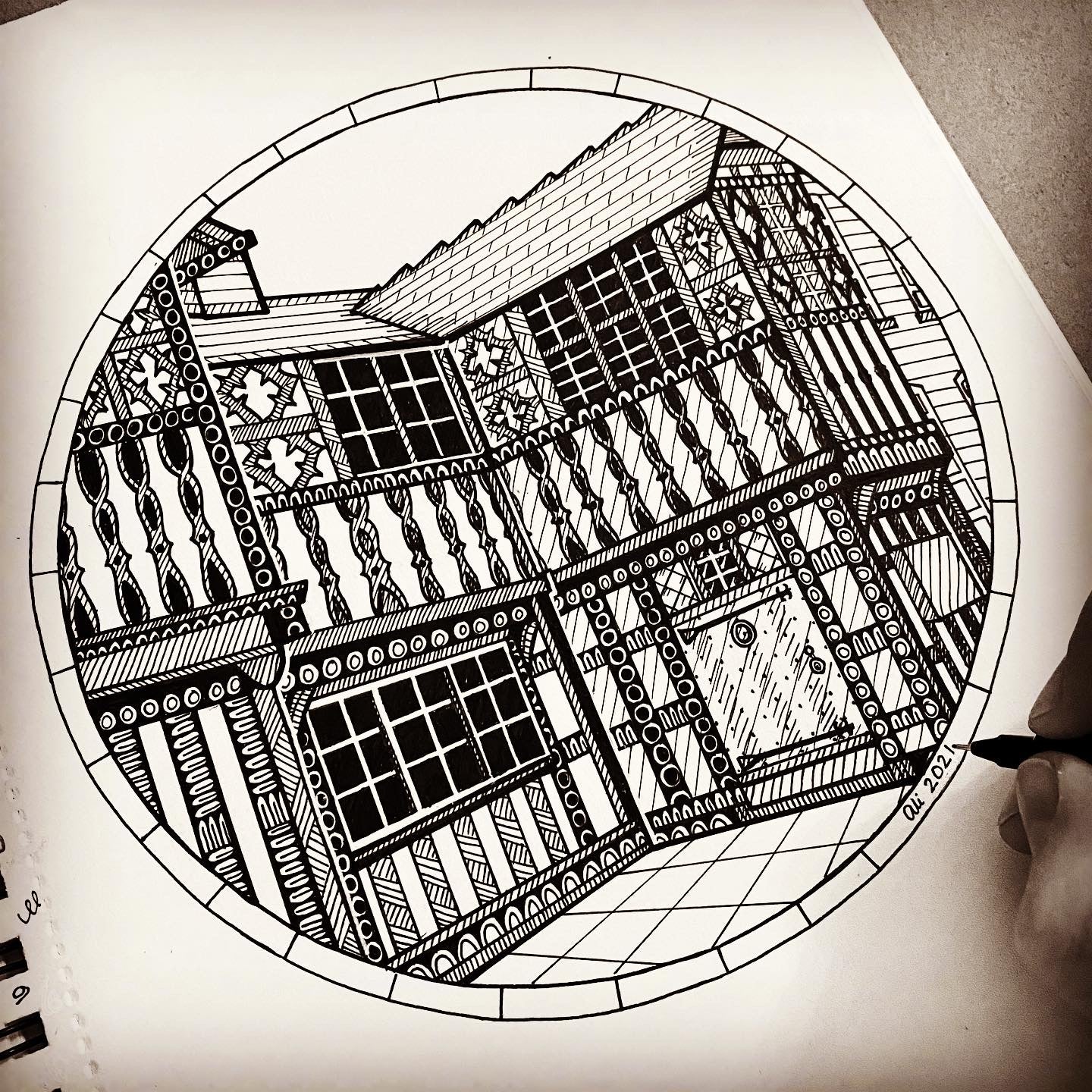 Ford Green Hall Heritage, Stoke-on-Trent, Art Print